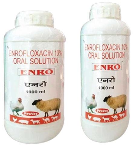 Liquid Enro Oral Solution, for Veterinary, Packaging Type : Bottle