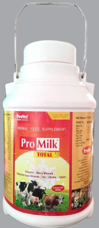Liquid Promilk Total, for Animal Feed, Packaging Type : Can