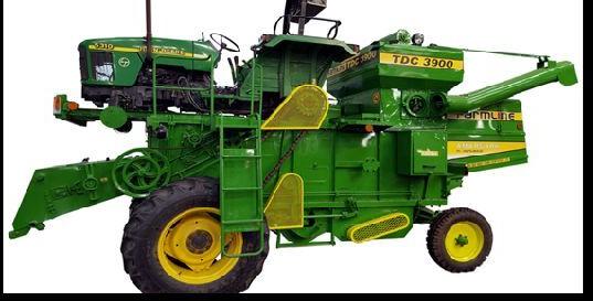 Tractor driven combine