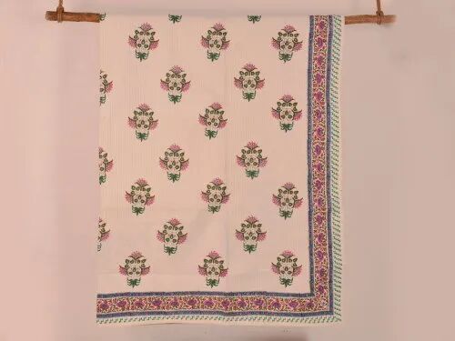 Multicolor AEI Cotton Machine Quilt, Size : 90X108 inch