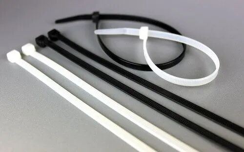 White Nylon Cable Ties, Length : 100 TO 350 mm
