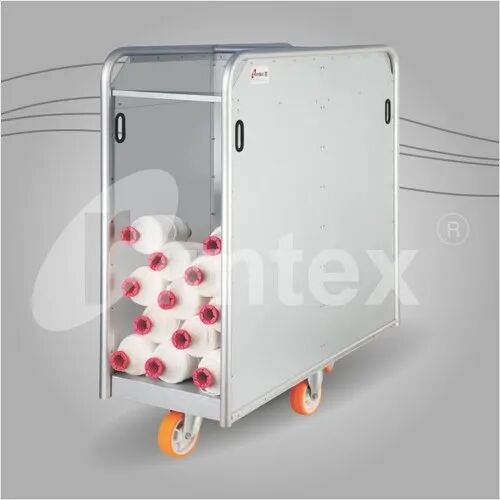 STAINLESS STEEL Bobbin Textile Trolley