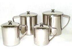 Stainless Steel Mug, Size : 6 to 16 cm