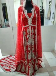 MultiColor Embroidered Maxi Bridal Wear