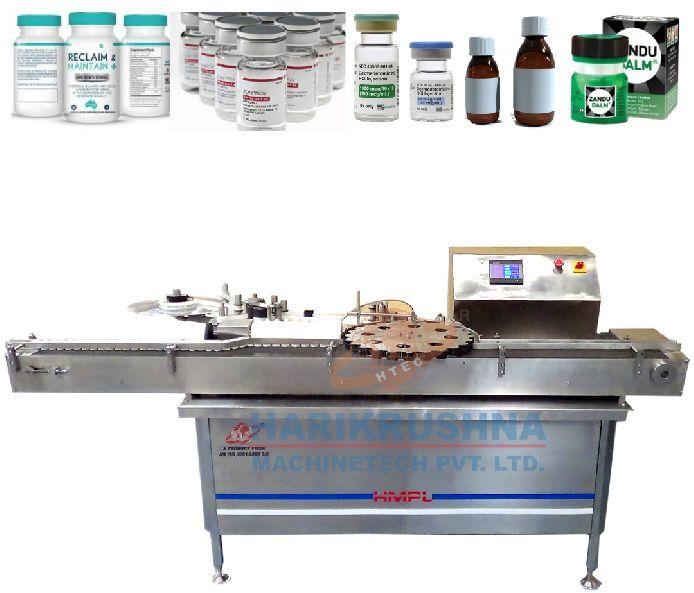 Automatic Rotary Vial/Bottle Sticker Labeling, Certification : CE Certified