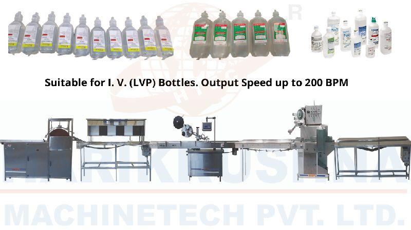 I. V. Bottle (Large Volume Parenteral) Packaging Line