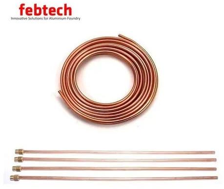 Copper Tubes, Color : Brown