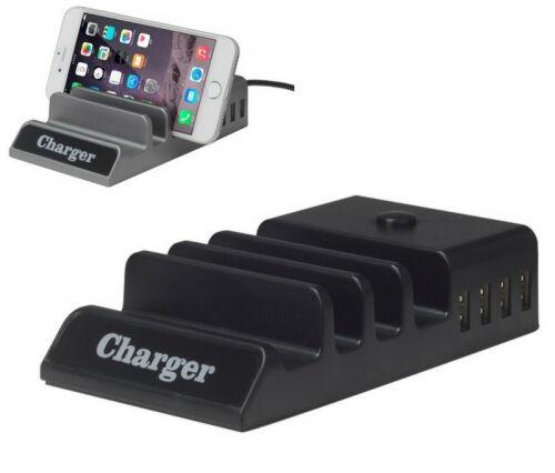 4 Port charger with Mobile Stand