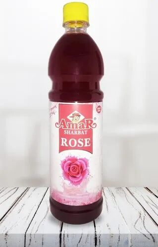 Amar Rose Syrup, Packaging Type : Plastic Bottle