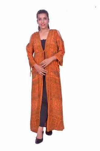 Ladies Printed Kaftan Jacket Dress