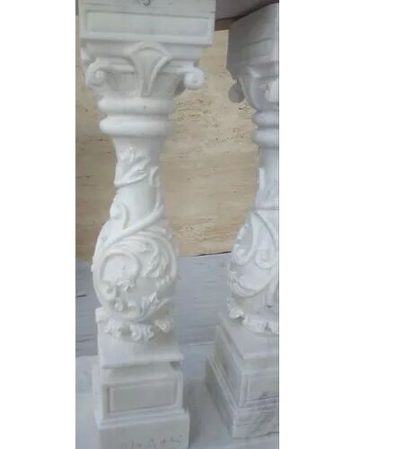 White Marble Pillar