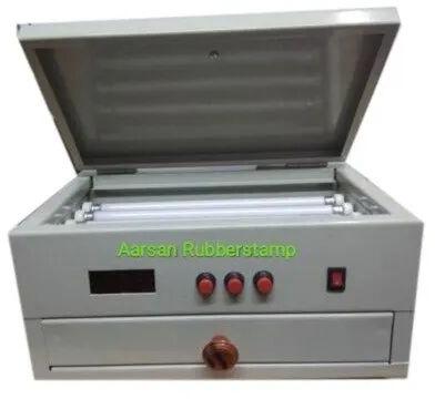 Semi-Automatic 9 kg Rubber Stamp Making Machine, Voltage : 415 V
