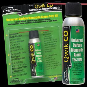 Qwik CO Carbon Monoxide Alarm Test Kit
