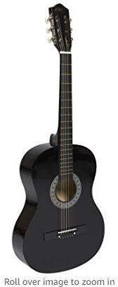 38" Black Acoustic Guitar Starter Package