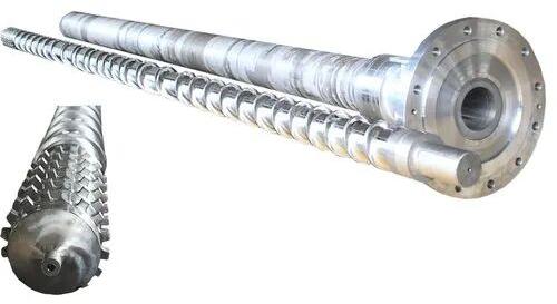 Premium Grade Steel Single Screw Barrel, for Industrial, Size : up to 145 mm