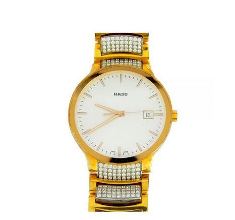 Diamond Studded Rado Watch