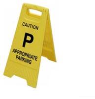 PARKING FLOW SIGN, Color : Yellow