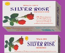 Charcoal Silver Rose Incense Sticks