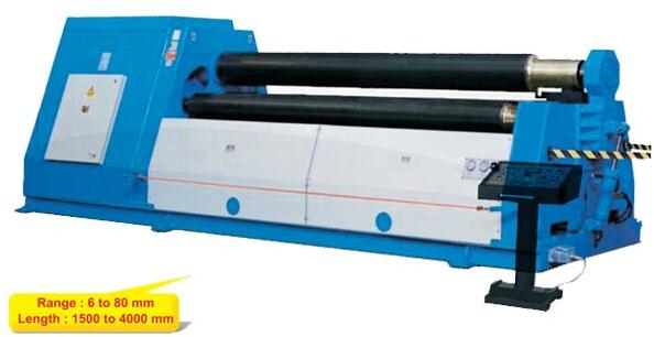 3 Roll Plate Bending Hydro-Mechanical Double Pre-Pinch