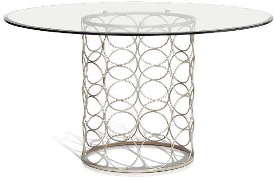 bacall - round glass top