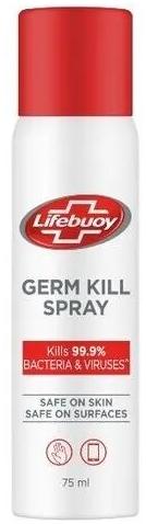 Lifebuoy Disinfectant Spray, Packaging Size : 75 ML
