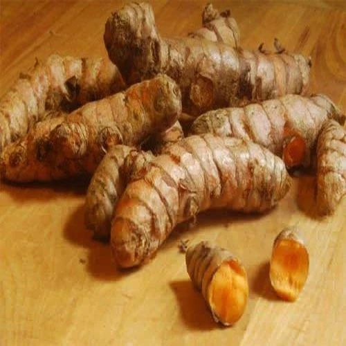 Yellow Solid Natural Raw Turmeric Finger, for Spices, Packaging Size : 10 kg