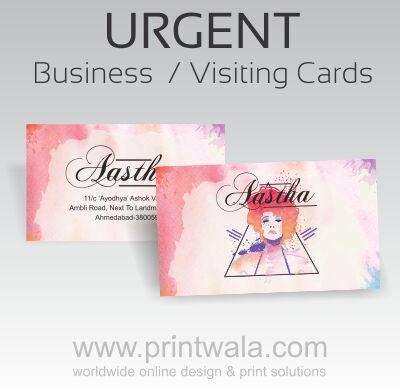 Urgent Business Cards Both Sided Printing