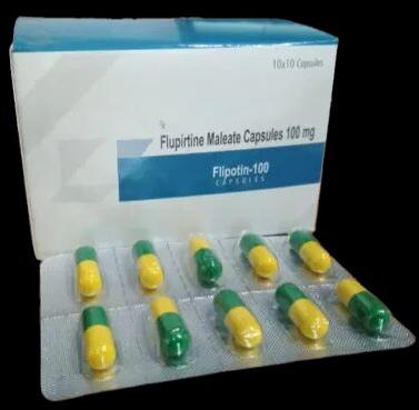 Flupirtine Maleate Capsule, Packaging Size : 10*10 Tablet