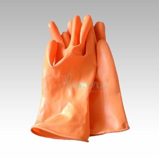 Plain Rubber Gloves, Color : Orange, Yellow, Blue