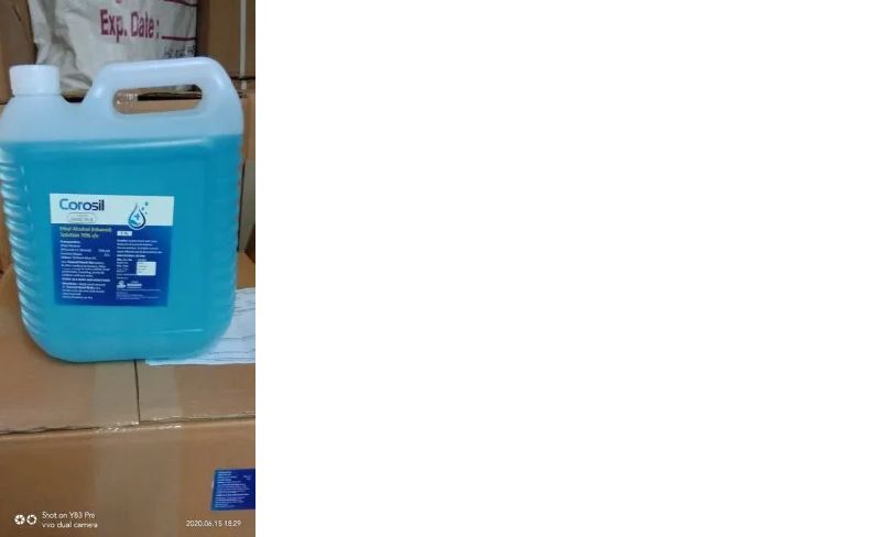 Corosil Hand Sanitizer, Packaging Size : 5 Litre