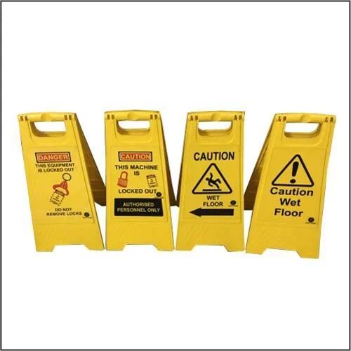 Floor Safety Signs, Color : Yellow