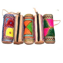 Genuine Leather Embroidery Pouch