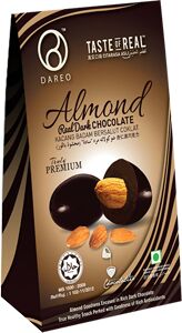 Almond Real Dark Chocolate 60g