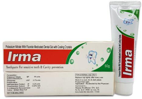 IRMA MEDICATED TOOTHPASTE