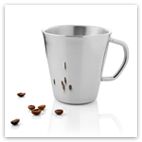 Plain Polished Steel Coffee Mug, Size : Large, Medium, Small