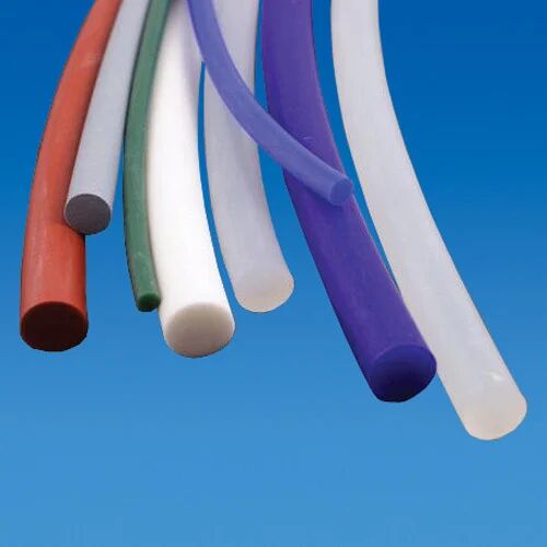 Multi Color Round Silicone Rubber Cord