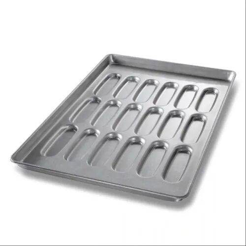 Stainless Steel Hot Dog Tray, Shape : Rectangular