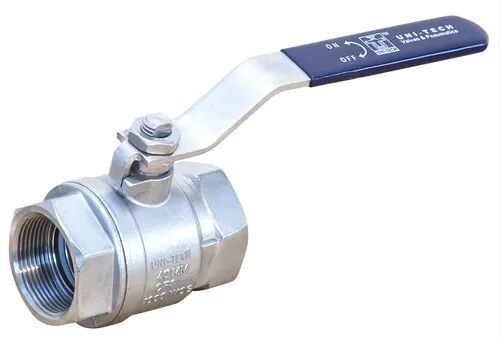 Uni-Tech Stainless Steel Screw End Ball Valve, Size : 8mm to 50mm
