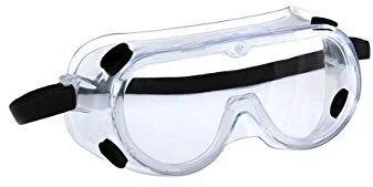 White 3M Polycarbonate Safety Goggles, Packaging Type : Packet