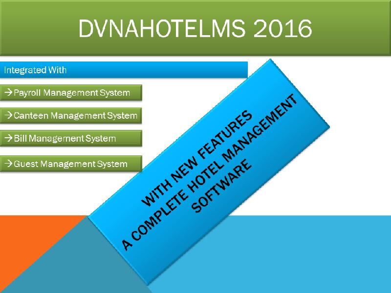DVNA Hotel Management Software