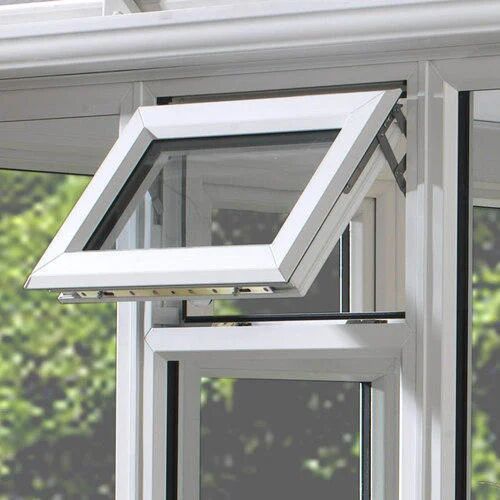 Lingel Horizontal UPVC Hung Window, Glass Type : Double Glazed Tempered Glass