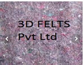 Non woven needle punched felt