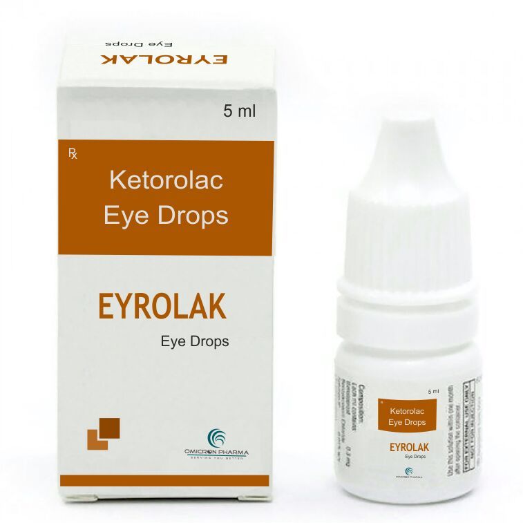 Ketorolac Eye Drops at Best Price in Surat Omicron Pharma