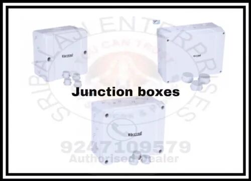 White Rectangular Poly Carbonate Junction Boxes