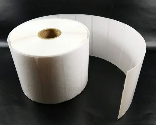 Glossy Lamination Paper Plain 60x30mm Barcode Label, for Labeling Of Bottles, Packaging Type : Roll