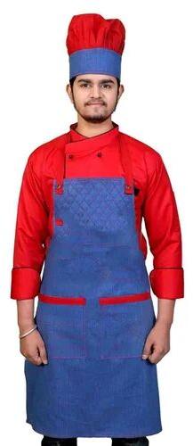 Satyam Cotton kitchen apron, Size : Medium