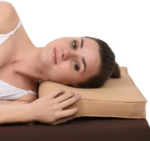 SQUARE Cervical Pillow, Pattern : Plain