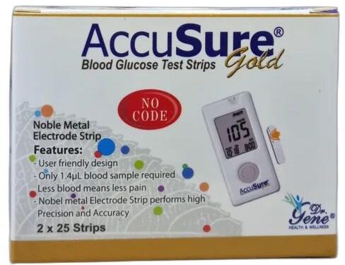 Accusure Blood Glucose Test Strips