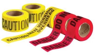 Biodegradeable Barricading Caution Tape, Size : 3inch