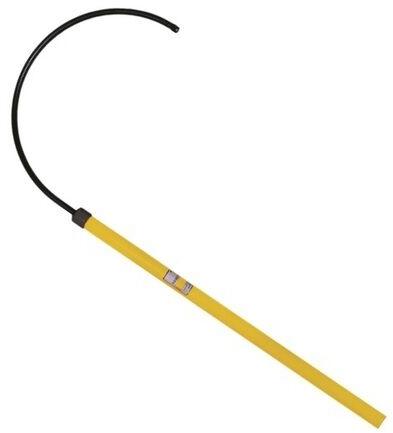FRP Electrical Rescue Hook, Color : Yellow